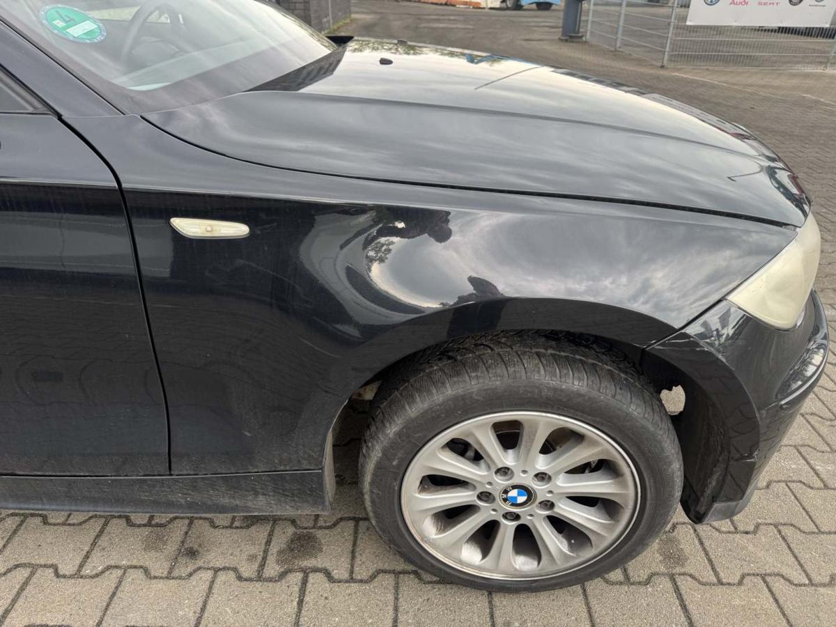 BMW 1er E87 original Kotfl&uuml;gel vorn rechts 475 Blacksapphire Bj.2005